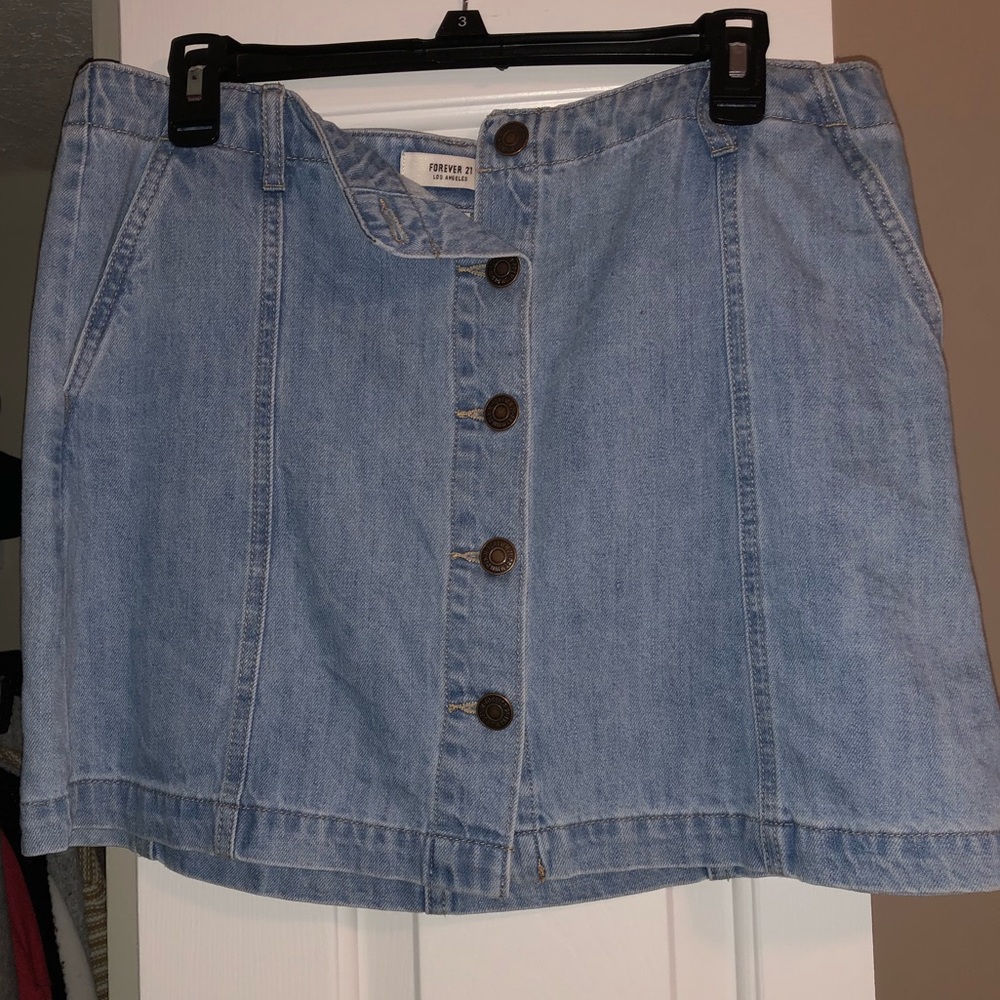 Forever 21 Jean Skirt